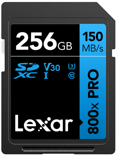 Lexar SDXC 800x Pro UHS-I cards, C10 (V30) U3, R150/W45, 256GB na Arena.pl