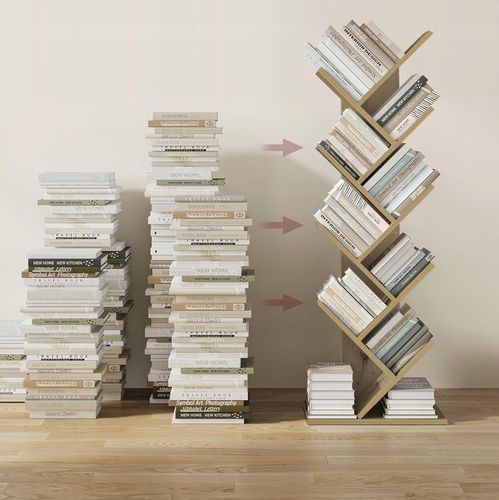 Regał na książki artisan choinka biblioteka półka szafka w kształcie na Arena.pl