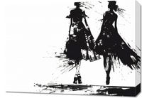 Obraz 70x50cm Atramentowy Przerys