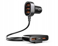 ROZDZIELACZ SAMOCHODOWY ZAPALNICZKI 5xUSB JOYROOM
