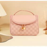 Kosmetyczka rozkładana kuferek róż KS82