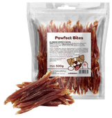 Smaczki stripsy z kaczki przysmaki dla psa 500g PAWFECT BITES