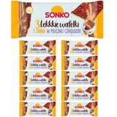 Sonko wafelki 3 ziarna w mlecznej czekoladzie 36 g x 11 sztuk