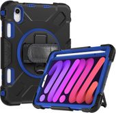Etui Pancerne iPad Mini 6 Stojak Uchwyt 360 Granatowe