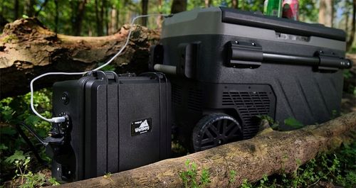 Akumulator do kompresorowych lodówek turystycznych bateria stacja zasilania na Arena.pl