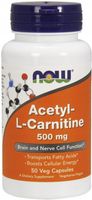 NOW FOODS L-Karnityna Acetyl-L-Carnitine, 500mg - 50 vcaps