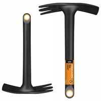 MOTYKA FISKARS OGRODOWE GRABIE DO PIELENIA DO CHWASTÓW 3w1 STAL ŁOPATKA