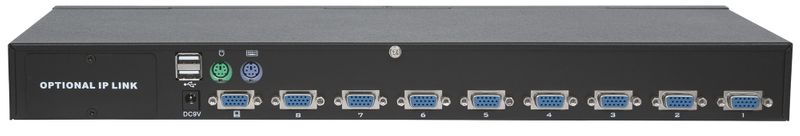 PRZEŁĄCZNIK KVM 8-PORTOWY USB/PS2 Z OSD RACKOWY zdjęcie 4