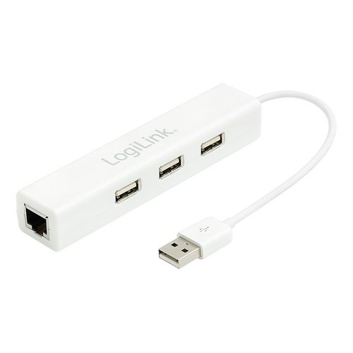 LogiLink Adapter Fast Ethernet do USB2.0 z hubem USB2.0 na Arena.pl