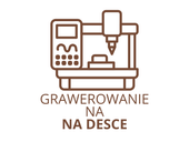 Dodatkowy grawer na desce spersonalizowana podkowa