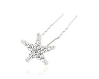 Szpilki do włosów gwiazda z dżetami 2 sztuki