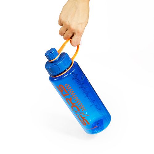 Butelka Na Wodę Bidon Sportowy Na Siłownię Trening 1,1L Niebieska na Arena.pl