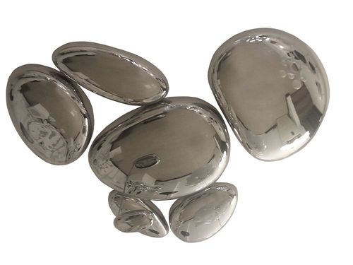 Plafon STONE MIRROR - stal polerowana na Arena.pl