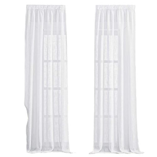 Zasłony Woalowe Taśma Marszcząca 140X280Cm 2Szt. B na Arena.pl