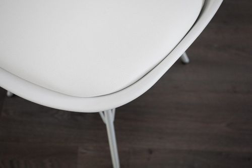 Krzesło HUGO białe, podstawa biała na Arena.pl