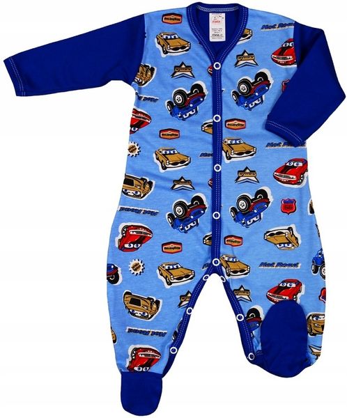 PAJAC pajacyk 2PAK KLEKLE r 74 Misie Błękit Auta zdjęcie 3