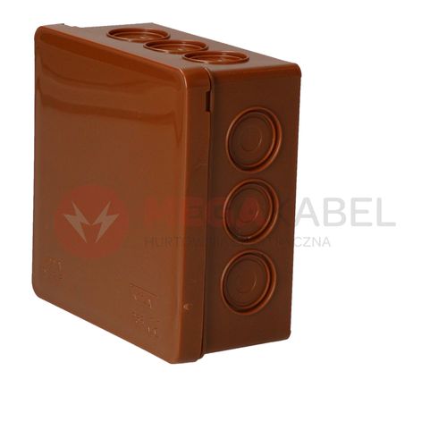 Puszka PF KLIK brązowa n/t 80x80x32 003-02 Viplast na Arena.pl