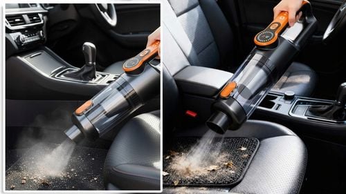 Odkurzacz samochodowy do auta ręczny cyklonowy bezprzewodowy USB 17 na Arena.pl