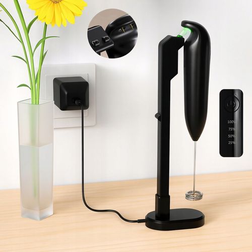 RĘCZNY SPIENIACZ MIKSER DO MLEKA KAWY ELEKTRYCZNY MIKSER TRZEPACZKA na Arena.pl