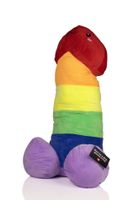 Tęczowy Mega Pluszowy Penis - Gigant 100Cm