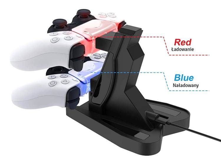 ŁADOWARKA STACJA DOKUJĄCA DO PADÓW PLAYSTATION 5 PS5 zdjęcie 3