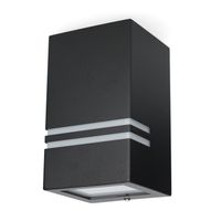 Lampa ścienna do ogrodu MICASA1 czarna