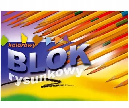Blok Rysunkowy Kolorowy A4 na Arena.pl