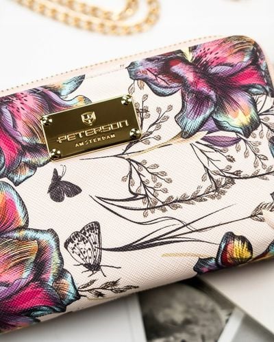 Portfel Peterson z eko skóry damski prezent na dzień matki pojemny z RFID na Arena.pl