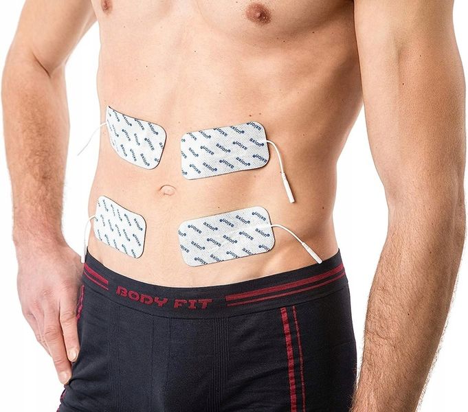 Elektrody TENS żelowe do elektrostymulatora EMS duże 10x5cm, 16 szt. zdjęcie 11