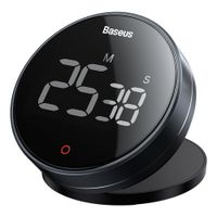 obrotowy minutnik czasomierz elektroniczny timer heyo pro szary