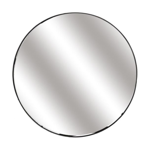 Lustro okrągłe Cirko 45cm czarne zdjęcie 1