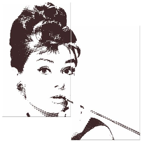 Obraz Płótno 60X60 Audrey Hepburn na Arena.pl