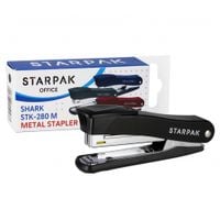 zszywacz metalowy 12k czarny starpak 465145