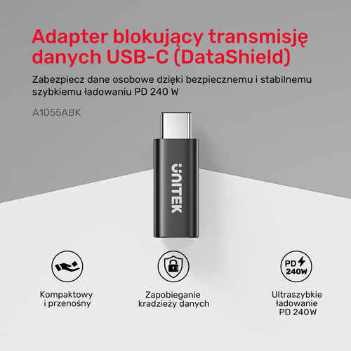 Unitek Adapter blokujący dane USB-C na Arena.pl