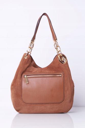 Michael Kors torebka skóra ekologiczna zamszowa brązowy na Arena.pl