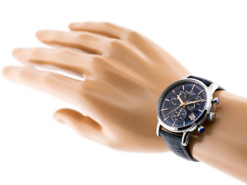 RUBICON RNCD99 - CHRONOGRAF (zr097b) blue na Arena.pl