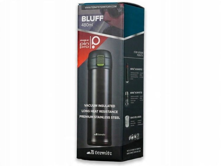 Kubek termiczny Termite Bluff 0,48L 480 ml czarny zdjęcie 2