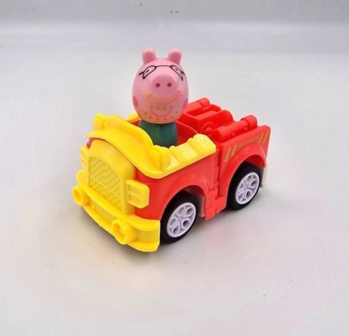 ZESTAW POJAZDÓW ŚWINKA PEPPA FIGURKI + SAMOCHODY 6 SZTUK RUCHOME AUTKA na Arena.pl