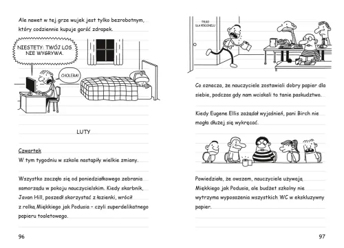 Ilustrowana książka dla dzieci Dziennik cwaniaczka Tom 7 - Trzeci do pary na Arena.pl