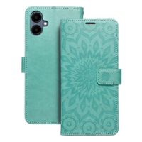 Kabura MEZZO Book do SAMSUNG A06 mandala zielony
