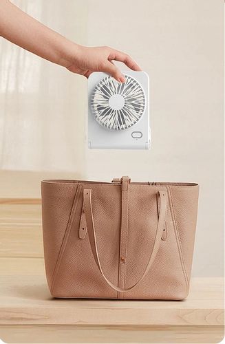 Wiatrak Wentylator Biurkowy Mini Wentylator Biurkowy USB 3 Prędkości Biały na Arena.pl