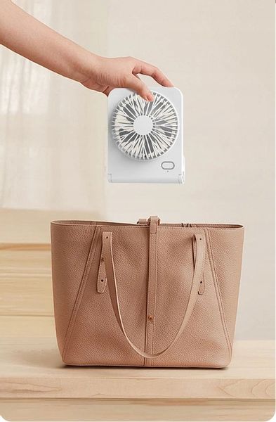 Wiatrak Wentylator Biurkowy Mini Wentylator Biurkowy USB 3 Prędkości Biały zdjęcie 5