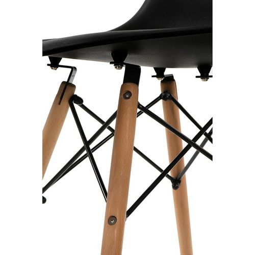 Krzesło Simplet P016W basic czarne na Arena.pl