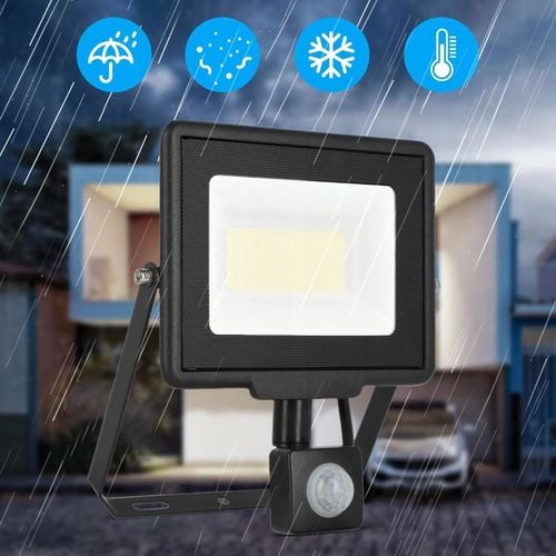 Naświetlacz LED SLIM 50W Halogen z CZUJNIK RUCHU Zmierzchu Reflektor na Arena.pl