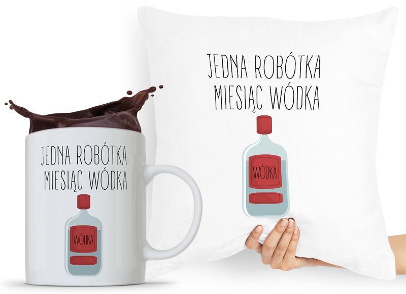 Zestaw Poduszka Kubek Budowlańca Majstra Fachowca Z Nadrukiem Ze Zdjęciem zdjęcie 1