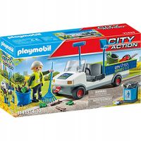 PLAYMOBIL CITY ACTION SPRZĄTANIE MIASTA SAMOCHODEM ELEKTRYCZNY 71433