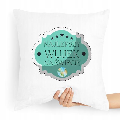 Poduszka Dla Wujka Najlepszy Wujek Na Świecie Z Nadrukiem Ze Zdjęciem na Arena.pl