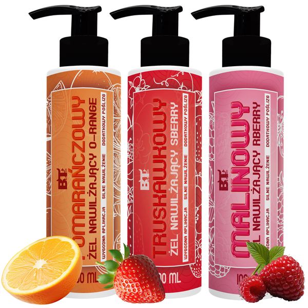 Komplet Owocowych Żeli Nawilżających 3X100Ml zdjęcie 1