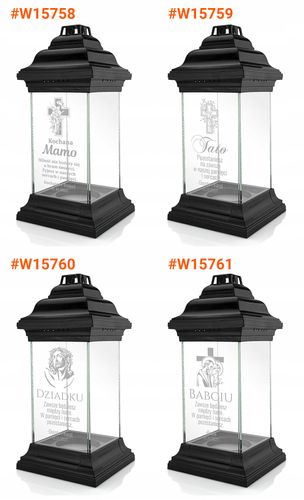 Znicz lampion dla DZIADKA kapliczka z GRAWEREM na Arena.pl