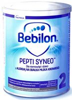 BEBILON PEPTI SYNEO 2 DLA DZIECI Z ALERGIĄ NA BIAŁKA MLEKA MLEKO 400 gram
